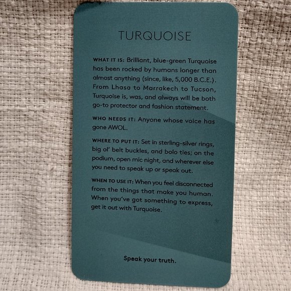 Crystals: The Stone Deck (pocket deck) - Picture 6 of 14